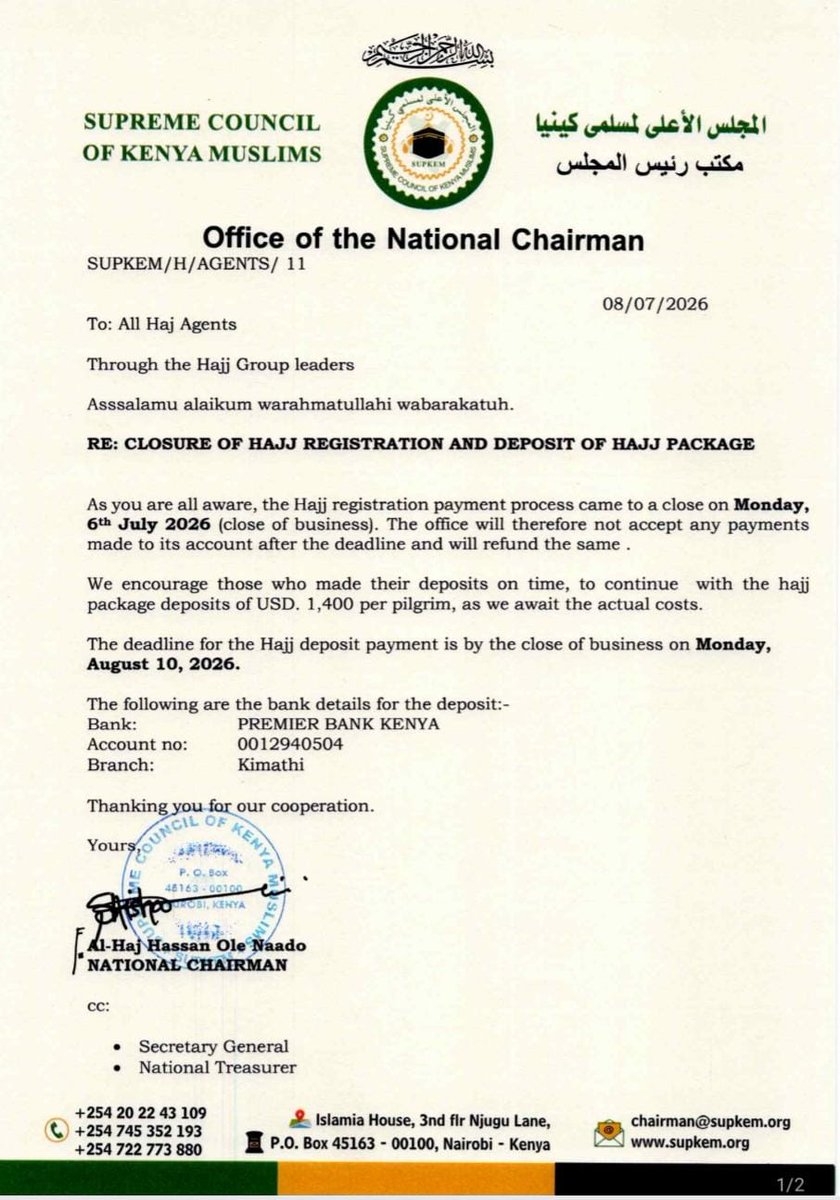 keligis's tweet photo. Unlike Ethiopia's superior Hajj services (3x food), Kenya's delegation profits off Hujjaj. Its long, unaccountable stay warrants immediate overhaul and new leadership https://t.co/cLn1BWzW0G