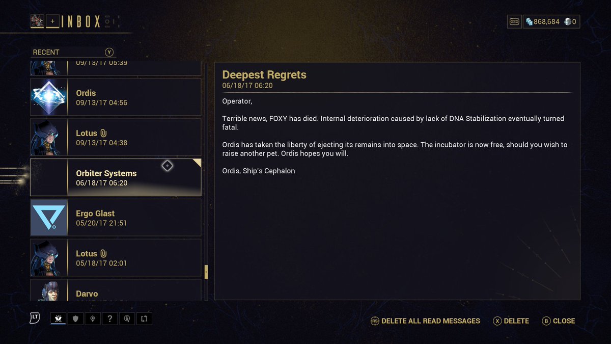 TaintedTeddy's tweet photo. @PlayWarframe  I'm still not forgiving you https://t.co/lDzg5fgMJd