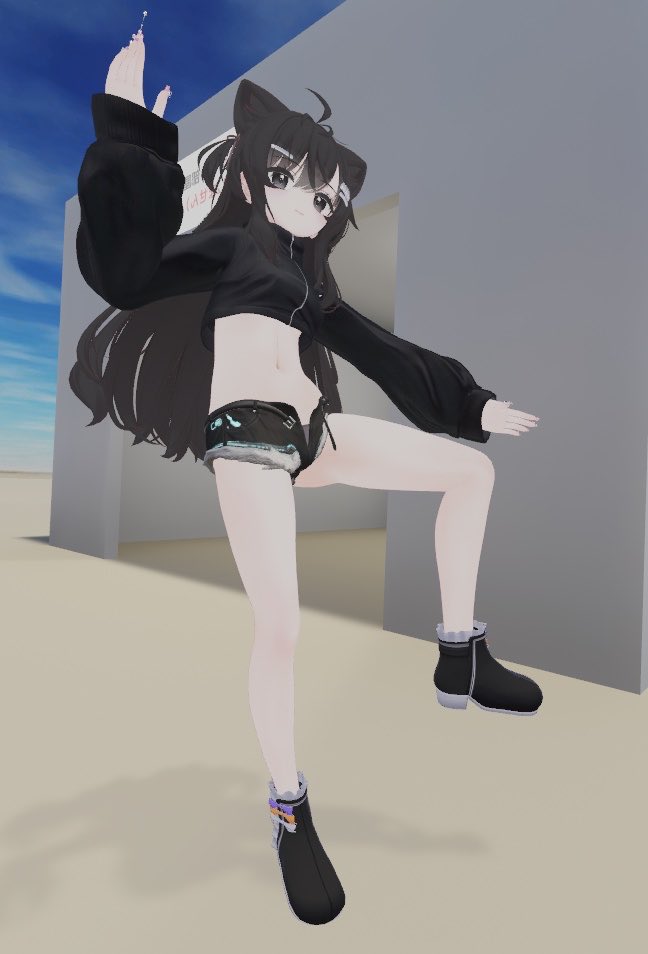 vtuber46634476's tweet photo. あ、そうそう
フルトラになったよ
VRC8年目にして、ようやく https://t.co/hVOTBDF1LF
