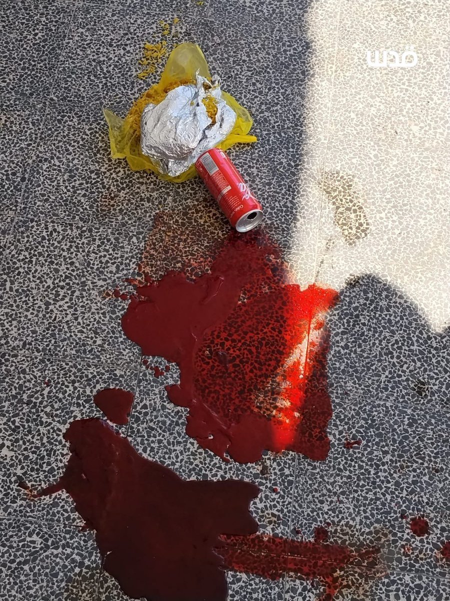dn_osama_rabee's tweet photo. Three security staff members at Kamal Adwan Hospital in northern Gaza were injured after an Israeli drone targeted them while they were having lunch. https://t.co/OChHulQWb4