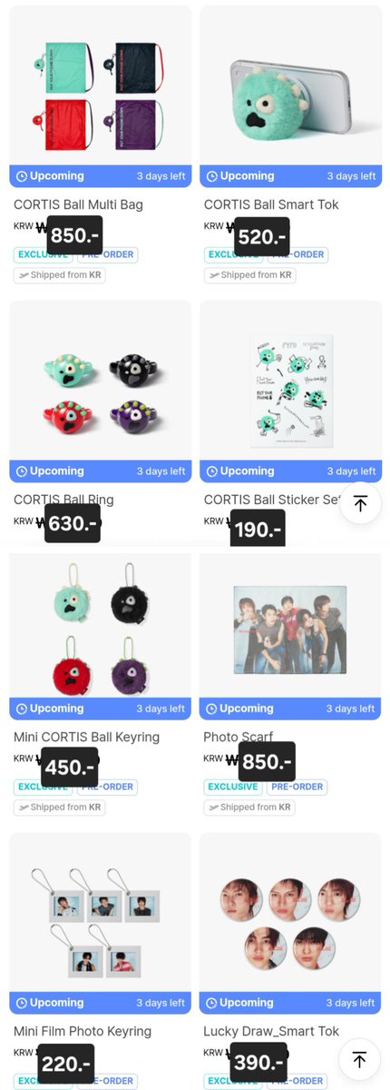 JSshop_ch's tweet photo. Pre✨️✨
'26 #CORTIS TOUR PUT YOUR PHONE DOWN 

💸 ในรูป รวมภาษี ส่งกลับ✈️
📮 เริ่ม 40฿
⏳️ 12/7 เวลา 20.00น.
เวบจัดส่ง 14/7-21/7 
รอสินค้าหลังเวบจัดส่งครบ 7-10 วัน

#มคจจเปิดพรี
#ตลาดนัดcortis https://t.co/VjbInfi68i