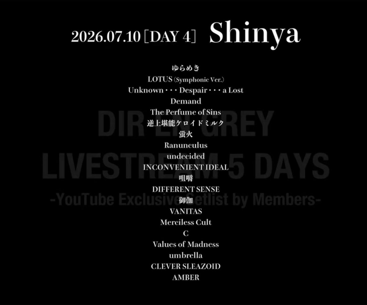 silverfangfox's tweet photo. エンドロールまでありがとうの気持ち🥰おやすみなさい

#DIRENGREY5DAYS https://t.co/v4A9XmFbUH