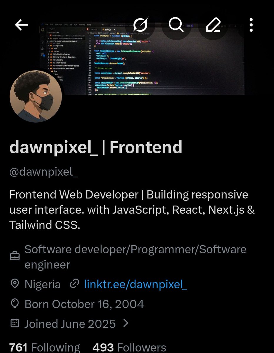 dawnpixel_'s tweet photo. Hi guys 

Let's connect and take it to 500 🙏🏻 https://t.co/cNZ8M2037I