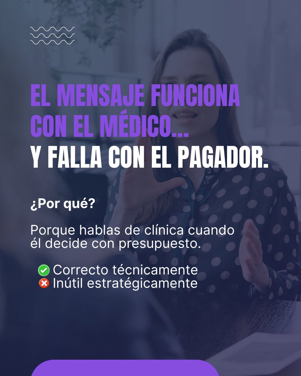 Quantuslatam_'s tweet photo. Le hablas igual al médico y al pagador.

Uno decide con eficacia. El otro con presupuesto.

Mismo mensaje ≠ misma decisión.

👉 Desliza y descubre cómo cambiar eso.

Escríbenos DECISOR y te mostramos cómo.

#MarketAccess #Farma #Pagadores #AccesoEnFarma https://t.co/rN3cb02Dwx