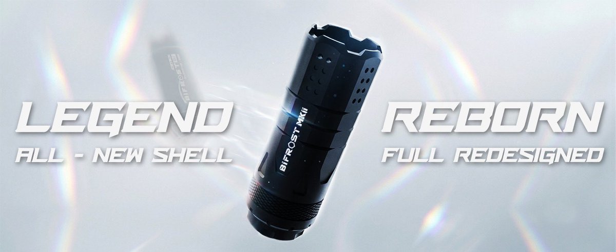 AcetechTw's tweet photo. BIFROSTが、新たな姿で登場!
外装デザインを一新した「BIFROST MKII」、本日発売
愛銃を彩る、虹色のマズルフラッシュ
詳しく:
https://t.co/nuOCssTkMC
#ACETECH #BIFROSTMKII #BIFROST #サバゲー #トレーサー https://t.co/iAPLWHm18P