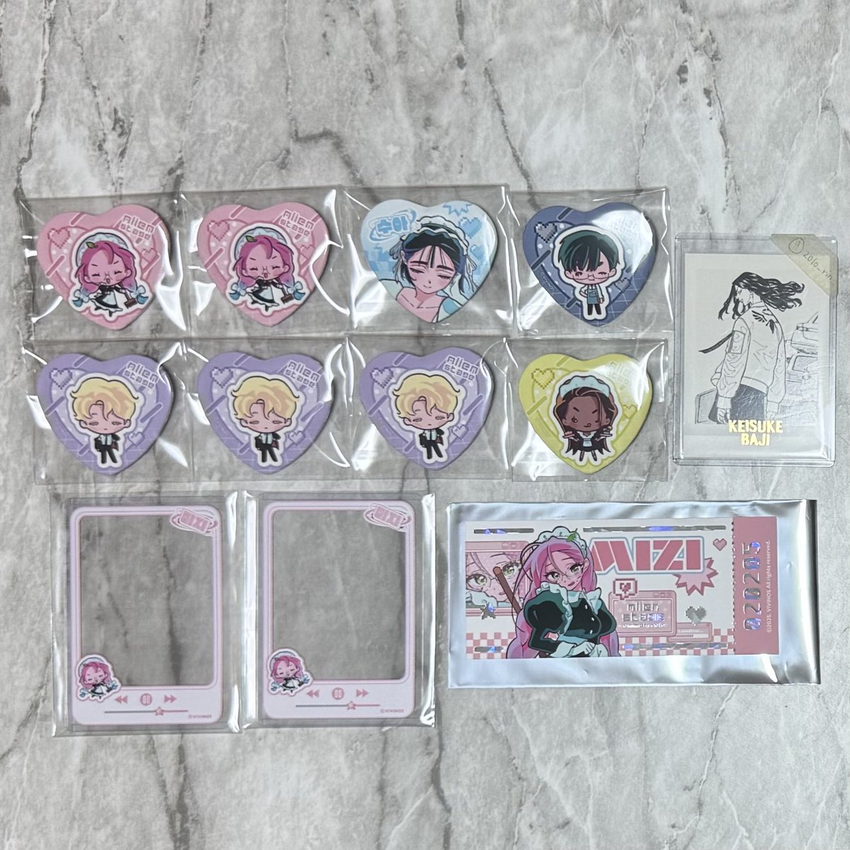 20lo_rin's tweet photo. ALIEN STAGE エイリアンステージ エイステ アニメイトカフェ アニカフェ 缶バッジ デコケース チケットカード コースター 特典 交換

譲 : ミジ､スア､イヴァン､ルカ､ヒョナ

求 : ティル(画像3枚目 💖>💕)

𖡡郵送のみ
𖡡1点〜◎

お気軽にお声がけください🌱 https://t.co/qjxEwmOmpu