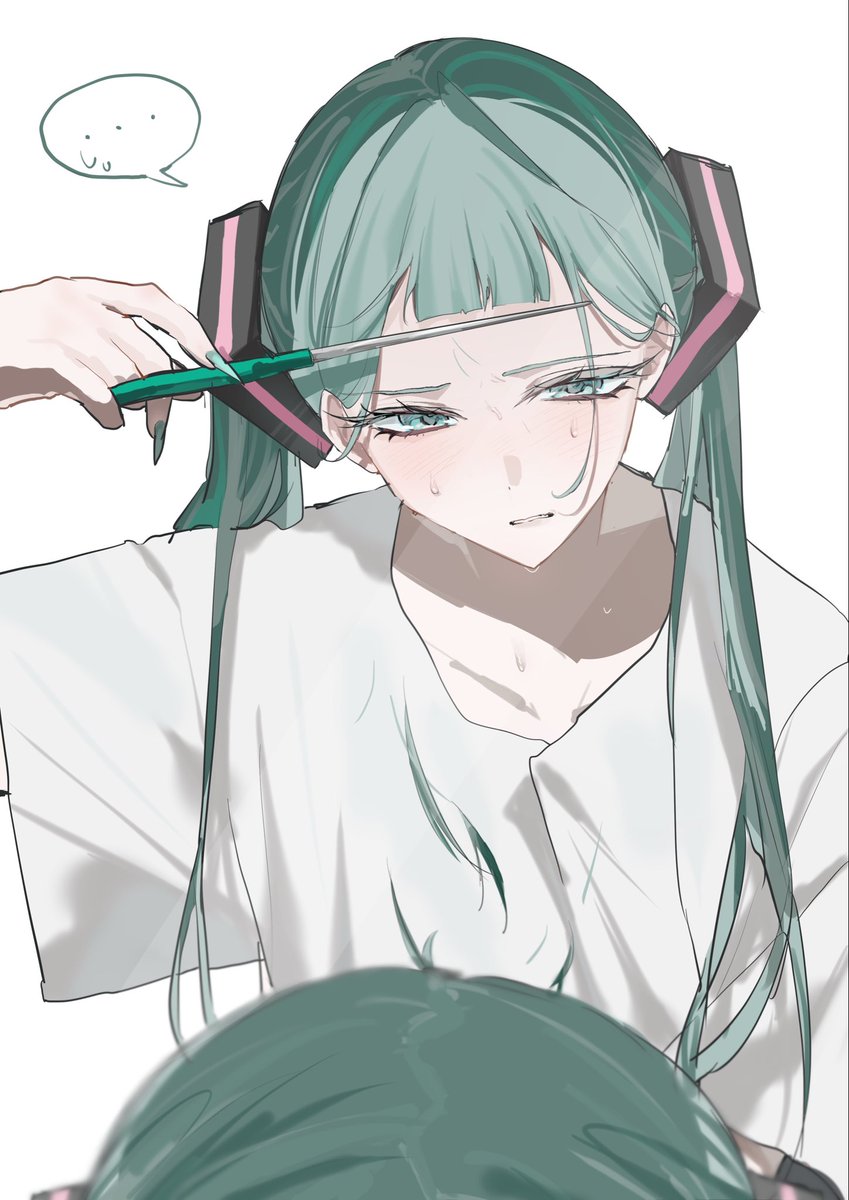 nikodayo__'s tweet photo. 「…切りすぎた……。」 https://t.co/gp1czSl6Kg