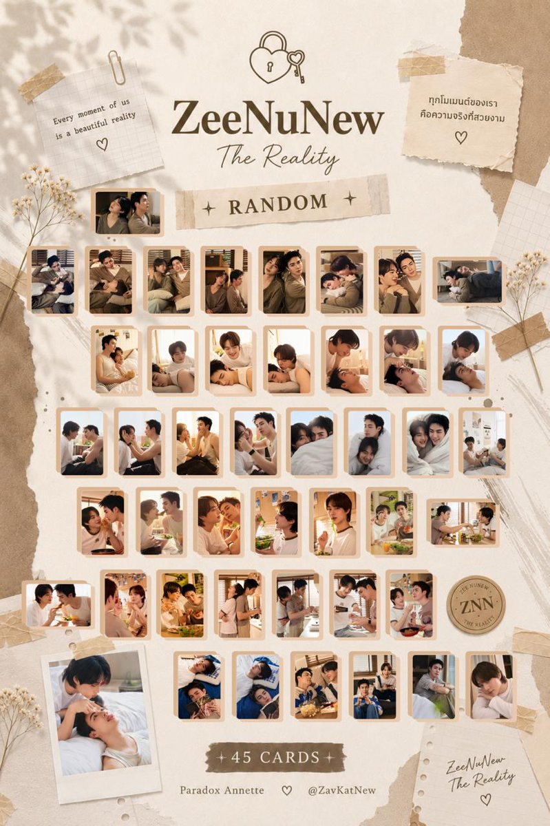 ZavKatNew's tweet photo. New work alert! -  the upcoming  project #ZeeNuNewTheReality 

by @ParadoxAnnette ✦ @ZavKatNew 

Many thanks to our thai ZonZon friend  @HJJLL_HJ for helping us with cards visuals.

#ZeeNuNew
#ตลาดนัดdmd
#DMDLINEUP2026 https://t.co/5irpQHFI7i