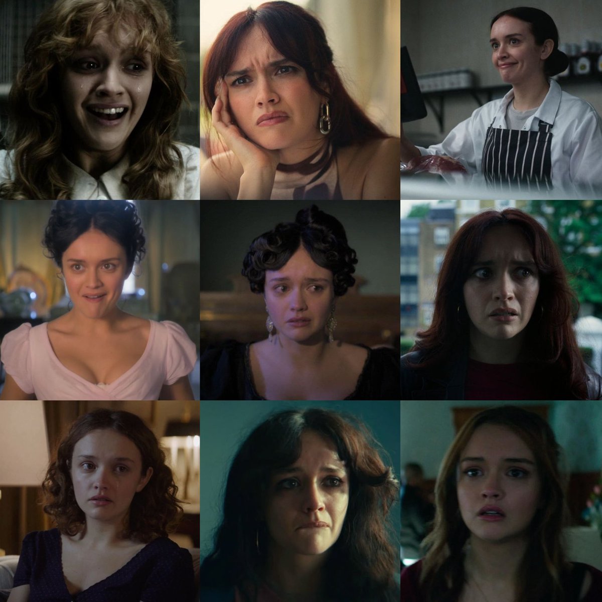 spiritoftebhaga's tweet photo. the difference in range btwn Zendaya and her peers is jarring. Z is a movie star and is, I think, the most popular in her generation but her acting leaves a lot to be desired. She's more famous for her fashion than her acting roles. Compared to that, Florence, Anya, Olivia (1/n) https://t.co/bo6bkN6eGf