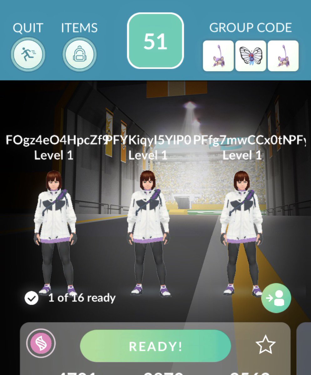 ChadT_NYC's tweet photo. @NianticHelp Can you explain all these weird random Level 1 trainers filling up raids in New York City? I feel like they are bots and are skewing raids in my area. https://t.co/sLIxzRQCZb