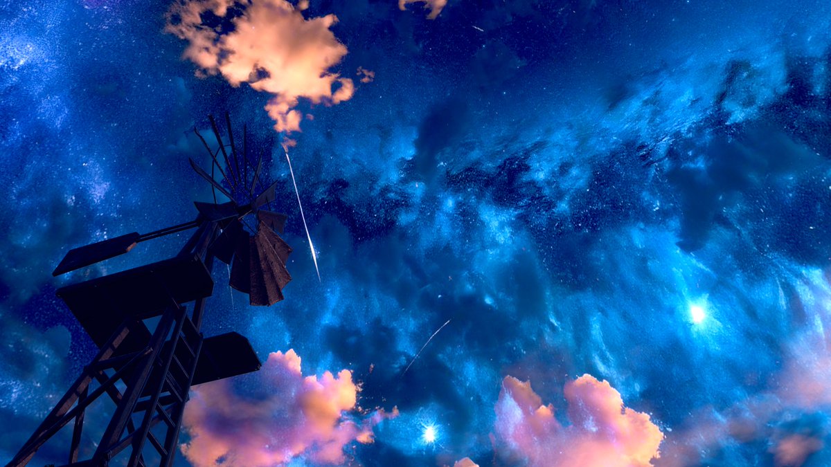 Min_VPhoto's tweet photo. World: 星屑の原２ (1/2)
By. しーの／T_Shiino

#VRChat
#VRChat_world紹介
#VRChatPhotography https://t.co/T86WKtWa15