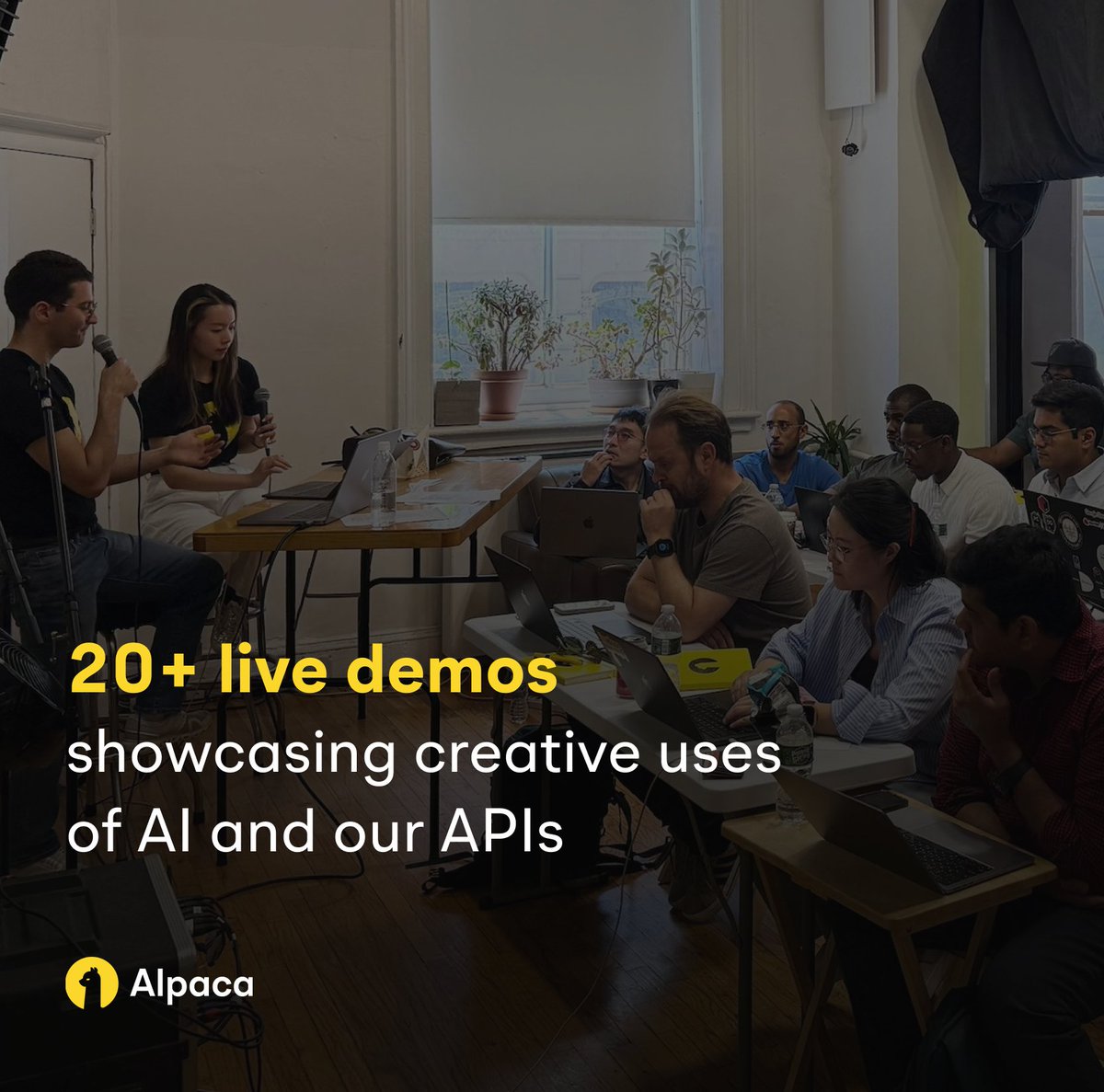 AlpacaHQ's tweet photo. There’s nothing like connecting with the Alpaca community in person! 🦙

In the last month, we’ve brought together builders at New York Tech Week and Amsterdam Tech Week. 🇺🇸🇳🇱 https://t.co/K7cMmbUdTv