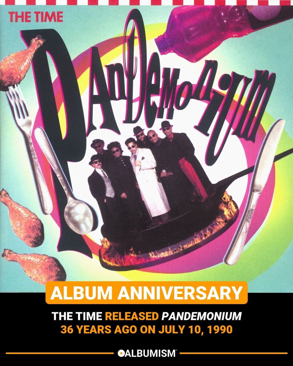 The Time released 'Pandemonium' 36 years ago on July 10, 1990