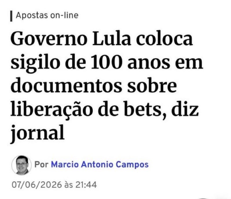 carmelonetobr's tweet photo. Lula é o pai das bets! https://t.co/v1IhY5aeNF