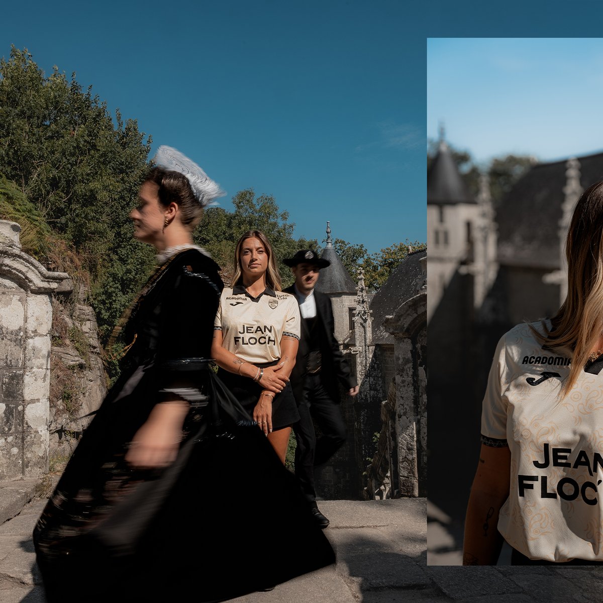 FCLorient's tweet photo. 🤍 Héritage breton.

Nourri par notre patrimoine régional, notre nouveau maillot extérieur 2026/2027 allie élégance et tradition.

Ornée de motifs inspirés des costumes traditionnels bretons, cette tunique est un véritable hommage à nos racines.

@JomaSport
