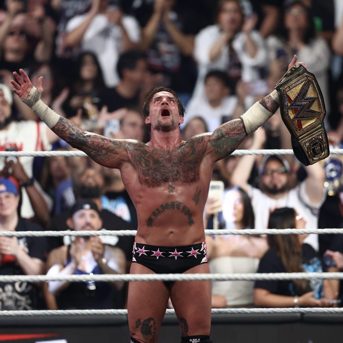 FadeAwayMedia's tweet photo. The ‘Summer Of Punk’ officially begins tonight

#Smackdown https://t.co/lerbomWjkL
