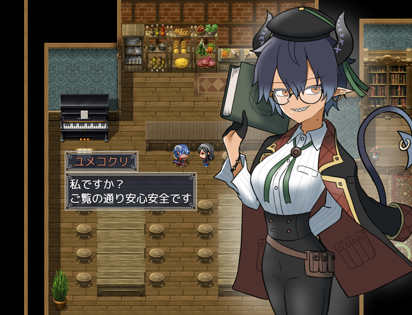 samuhigin's tweet photo. 人外少女と行く探索RPGを制作中です！
今月はマップ作ったりシナリオ練り直したりなどの裏作業がメインでした
完成までまだまだかかりそう…
#スーパーゲ制デー https://t.co/vRfcZ60Nio