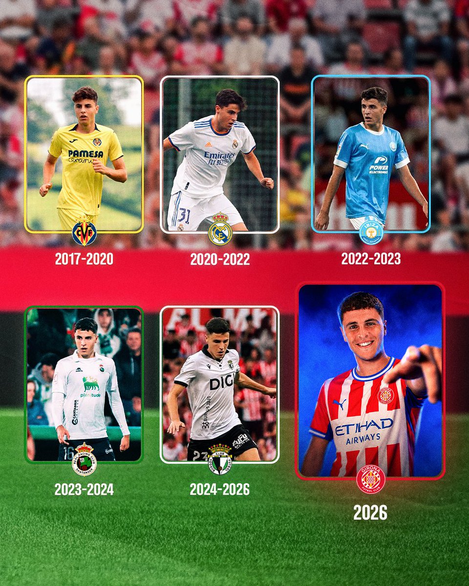 GironaFC's tweet photo. 📈 La 𝐭𝐫𝐚𝐣𝐞𝐜𝐭𝐨̀𝐫𝐢𝐚 d’Iván Morante https://t.co/uKGaiXLWcP