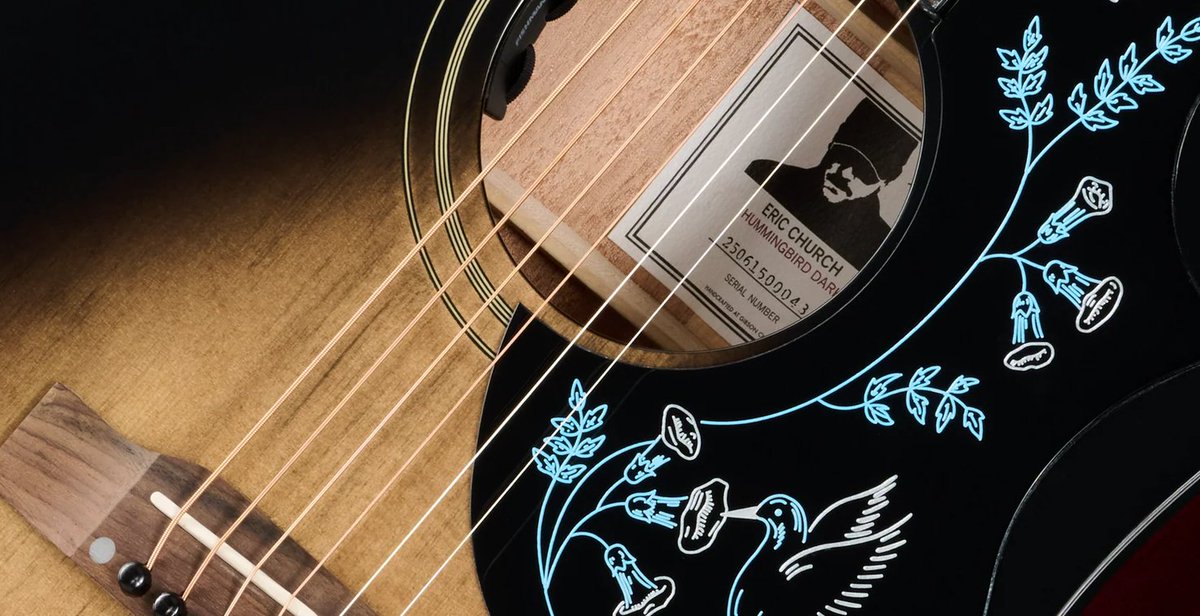MurdockMusicUt's tweet photo. JUST ARRIVED!! NEW EPIPHONE ERIC CHURCH HUMMINGBIRD DARK IN COBRA BURST!! $799 W/ HARD SHELL SIGNATURE CASE!! #EPIPHONE #ERICCHURCH #EPIPHONEGUITARS https://t.co/fUF3pdm2ch