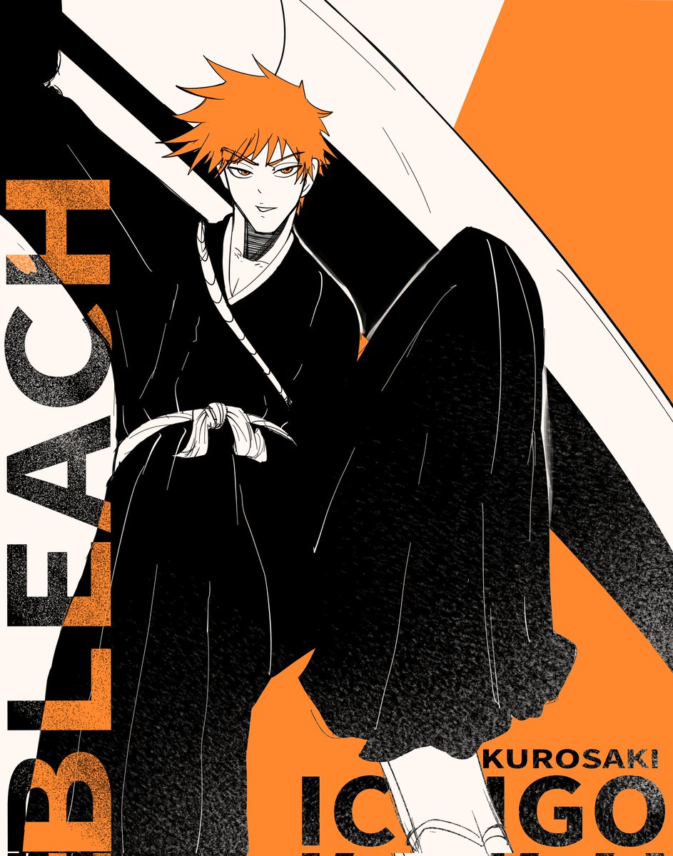 BushyMaine's tweet photo. Ichigo Kurosaki -Bleach-

#BLEACH https://t.co/q89gyVUTLH
