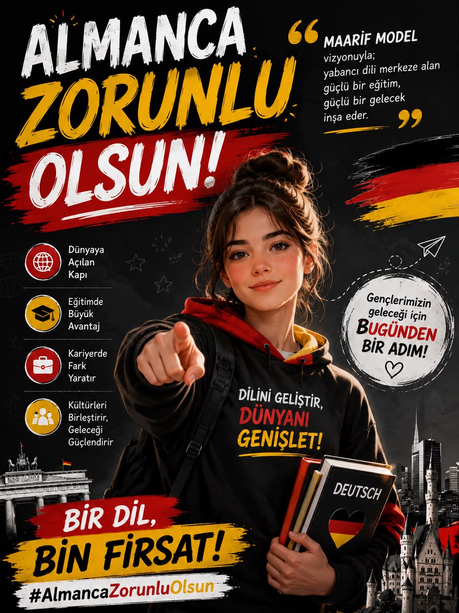 LehrerAG's tweet photo. !!! ​Dil eğitimi kopukluk kaldırmaz. İlkokul, ortaokul ve lisede dikey süreklilik sağlayan kesintisiz bir sistem şart! Lisede sıfırdan başlamak yerine, temelden büyüyen bir dil bilinciyle gençlerimizi geleceğe hazırlayalım. 🇩🇪 #AlmancaZorunluOlsun https://t.co/2Ns6xohcr1