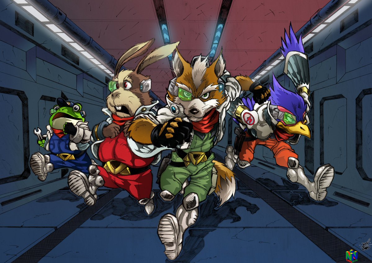 gamesvscomics's tweet photo. Star Fox Artworks I Like: 
🖌️🎨🖼️ https://t.co/lgP3T4wpKc