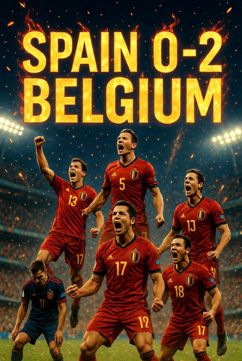lincongwe's tweet photo. @Kikabetcom Spain 0 : 2 Belgium 

Belgium win

UID: letranais https://t.co/n7IqVCunzf