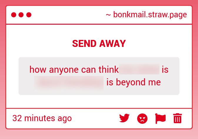 the bonk mail 📬 tweet media