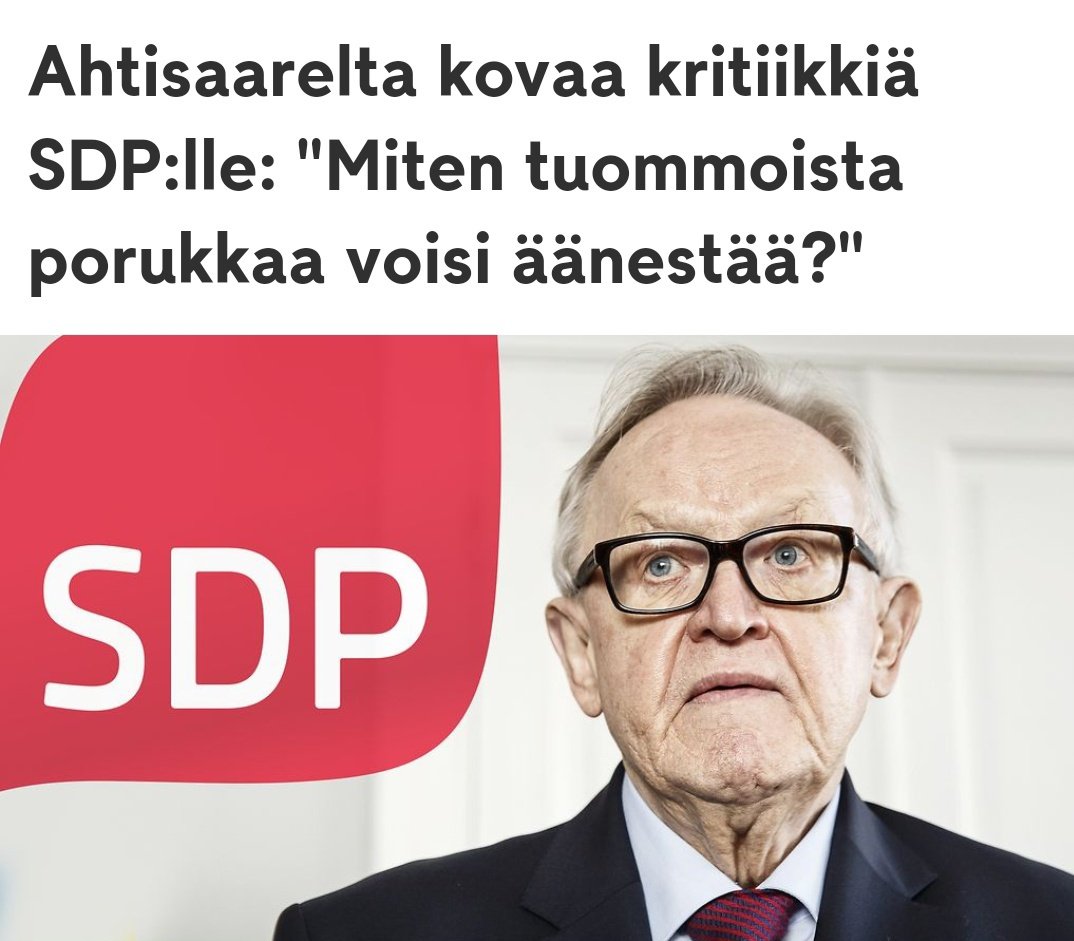 kaisaleena63_'s tweet photo. @LindenAki Sinähän se vasta varsinainen pelle olet.
Itse olit säätämässä 2022 tätä lakia.
Aikooko @Demarit tehdä tästä taas itselleen välikysymyksen?
Martti Ahtisaari oli täysin oikeassa: "Miten tuommoista porukkaa voisi äänestää?
PS. Joko olet löytänyt kadottamasi HUS:in hankintaraportit? https://t.co/dhH3JUZbYf