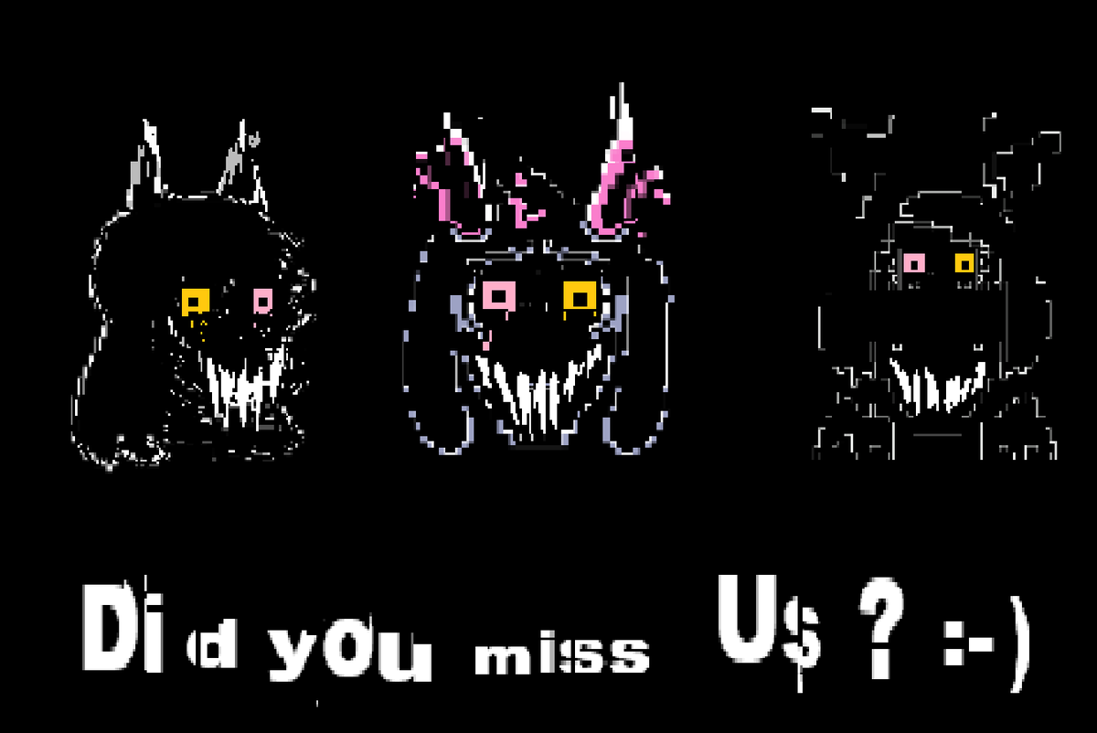 storkiiofficial's tweet photo. I had a dream where DEVICE_FRIEND could manipulate the talk sprites of characters and have packs of cats imitate as the fun gang poorly to their advantage, to either throw players off guard or to mess with players.

#DELTARUNE https://t.co/vSD2onEbPw