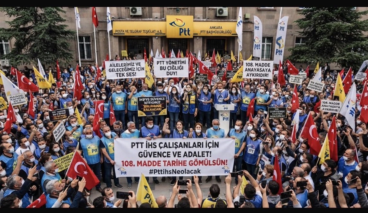 hytbnndnyrysnn's tweet photo. Biz ayrıcalık değil, hukuk istiyoruz. Yönetmeliklerle değil, kanunla güvence altına alınmış çalışma hakkı talep ediyoruz.

#PttihsNeOlacak https://t.co/xBvAqtKaGw