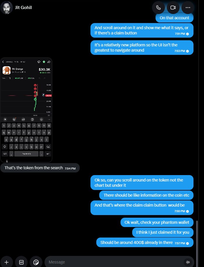 OrangeManMeme's tweet photo. He was having trouble claiming, so I force claimed it for him into his wallet

he will be posting a video too https://t.co/vdp3ZybcXc