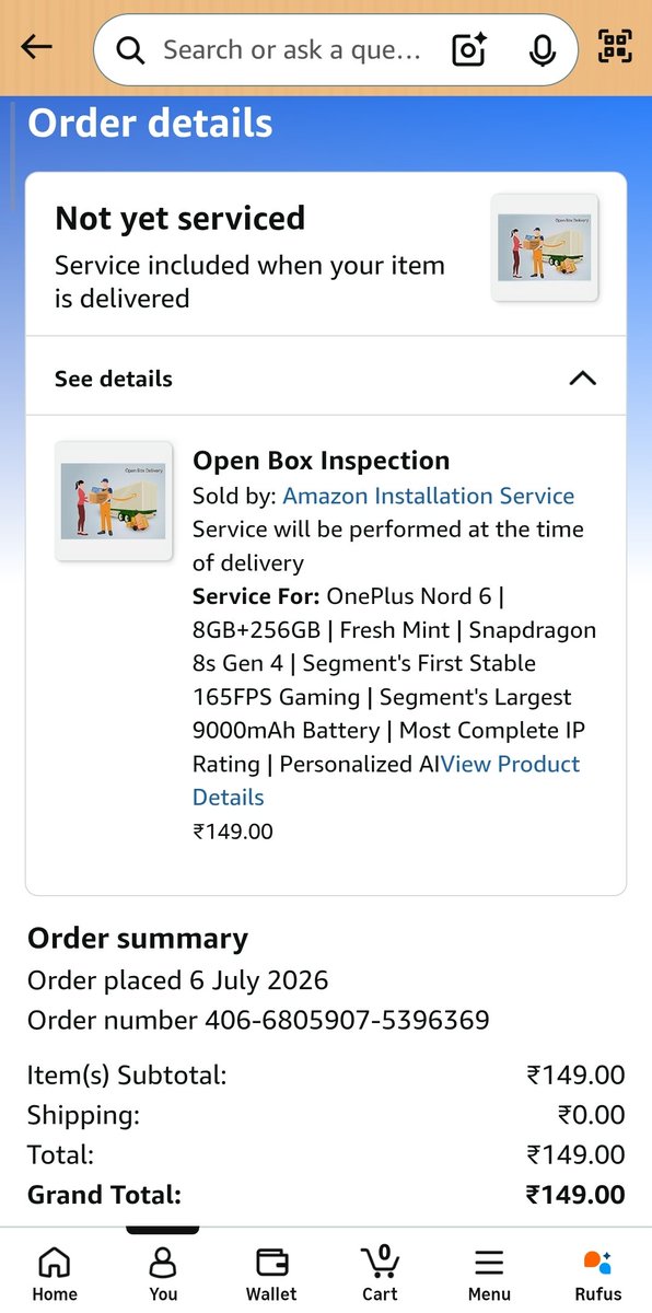 adilsiddique99's tweet photo. Dear @amazonIN, charging ₹149 for Open Box Delivery is peak corporate greed. Customers already pay for the product, Prime &amp; your commissions.. now we're paying to verify you delivered the right item? Trust isn't a premium feature. Shame.
@Trolling_isart @GyanTherapy @AmazonHelp https://t.co/dogRhAECba