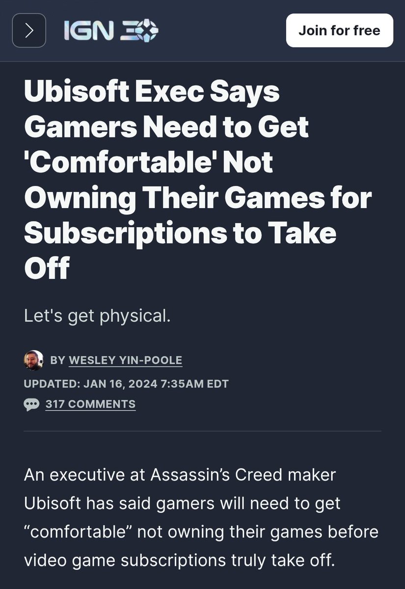 MainEventTV_AKA's tweet photo. So, Gamers really okay with letting Ubisoft off the hook? 🤷♂️ https://t.co/roW0buMviZ