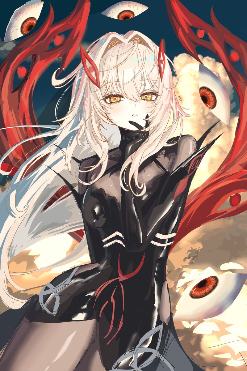 x_artzin's tweet photo. Wip <Ronova &amp; Istaroth> #로노바 #이스타로트 #Genshin #ロノヴァ #イスタロト https://t.co/RmKFrNwILu