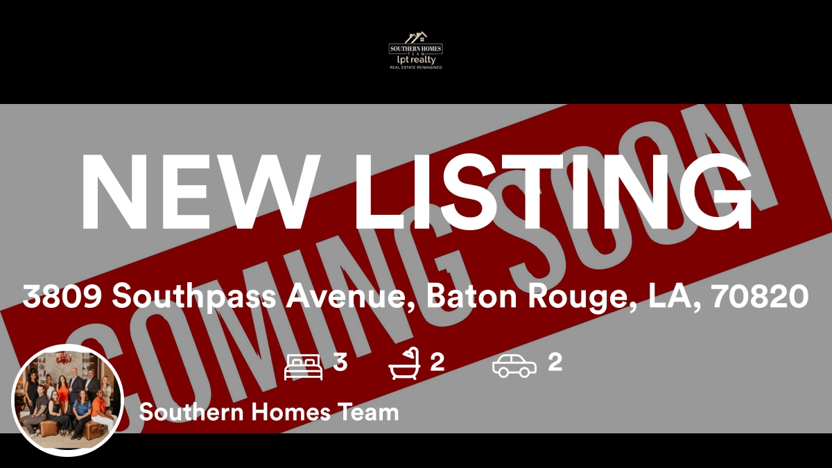 SouthernHomesLA's tweet photo. 🛌 3 🛀 2 🚘 2
📍 3809 Southpass Avenue, Baton Rouge, LA, 70820

Our team’s latest listing on RateMyAgent
Broker Associate BROK.995680747-ASA
https://t.co/Mw4entoaxn

...
#ratemyagent #realestate https://t.co/QRI0g0JIJ8