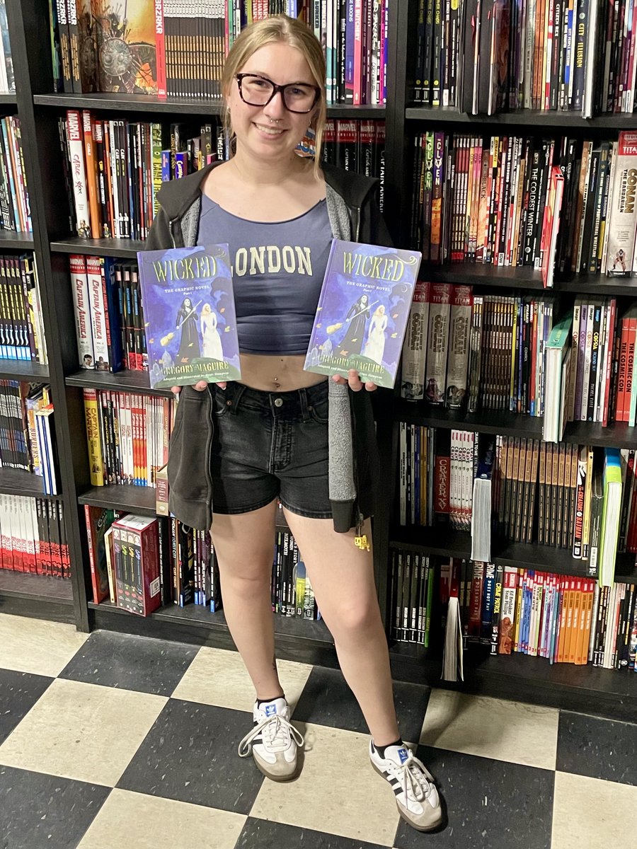 thirdeyecomics's tweet photo. The world of WICKED hits comics in the Wicked graphic novel!! 🔮 https://t.co/ADZFrjGMMx
