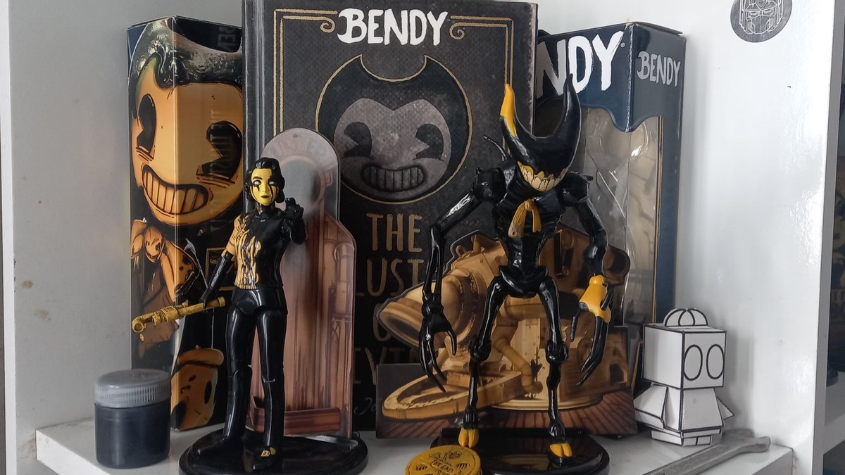 Birigui_hq's tweet photo. I finally got the Ink Demon figure, he is amazing. I love this game. #Bendy #Batdr #Batim @Bendy @themeatly https://t.co/j4Phy2UDLk