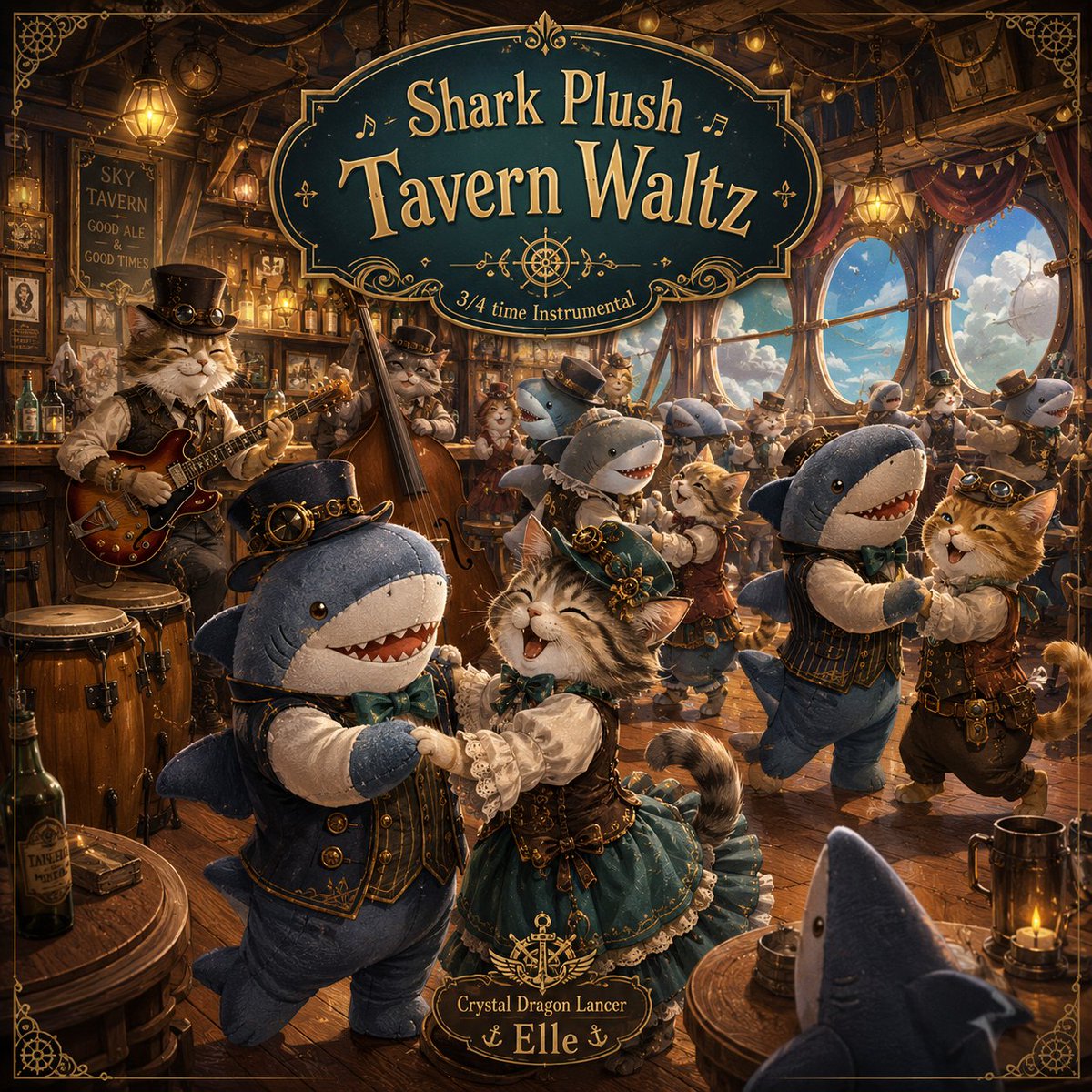 Shark Plush Tavern Waltz Cover