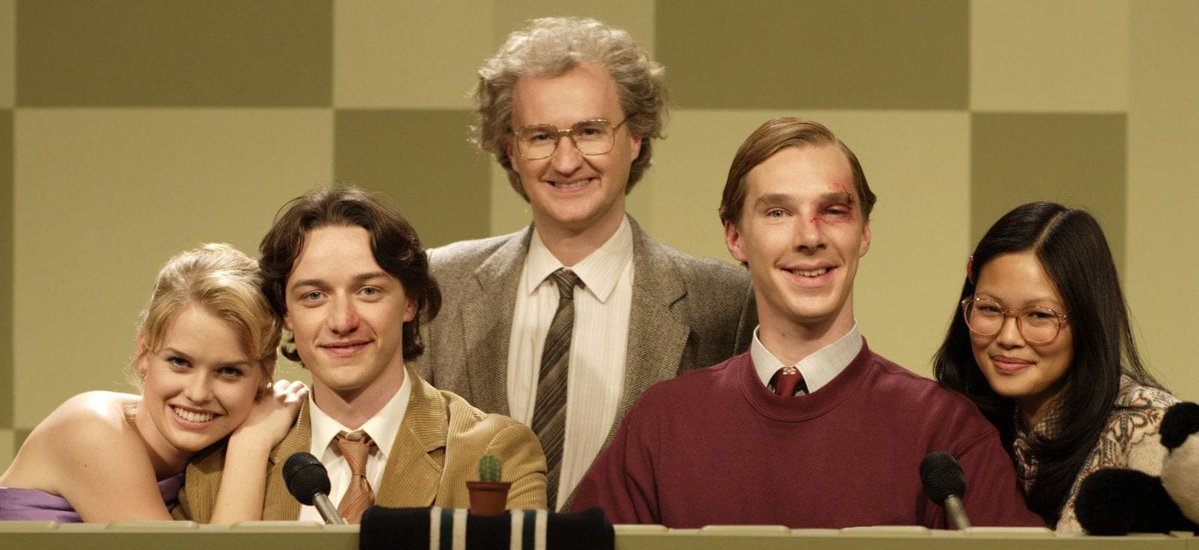brandiwein1982's tweet photo. #StarterFor10 is such a typical British comedy. The sort where you know itโs never just fun, but thereโs always a bit of drama as well. Plus... #MarkGatiss.
#PatrickWatts #BenedictCumberbatch https://t.co/i4wCWng86H