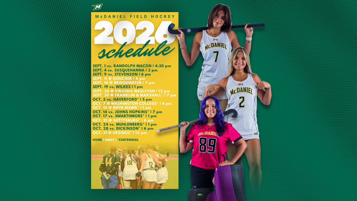 mcdanielsports's tweet photo. Just 5️⃣3️⃣ days until Blaine Donnelly makes her head coaching debut for @McDaniel_FH as the team opens the season with three-straight home games.

#GetOnTheHill #d3fh https://t.co/os9ZHGlis1