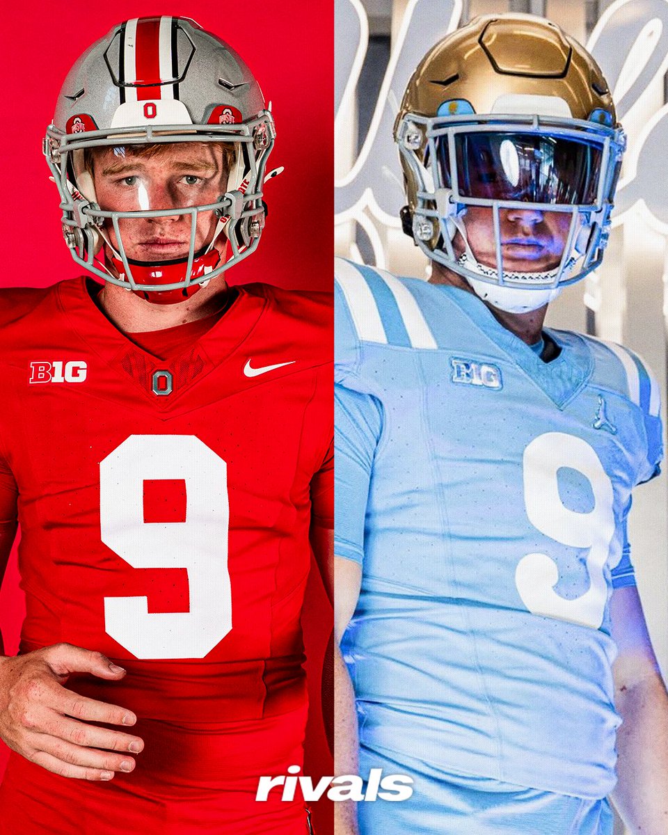 Rivals's tweet photo. NEW: Rivals' @GregBiggins has the latest on a potential timeline as Ohio State 4-star QB commit Brady Edmunds decides between the Buckeyes and UCLA⌛️

“I’m still trying to sort everything out.”

Read: https://t.co/7ziOx2Y3P1 https://t.co/jiVrsMQUL1
