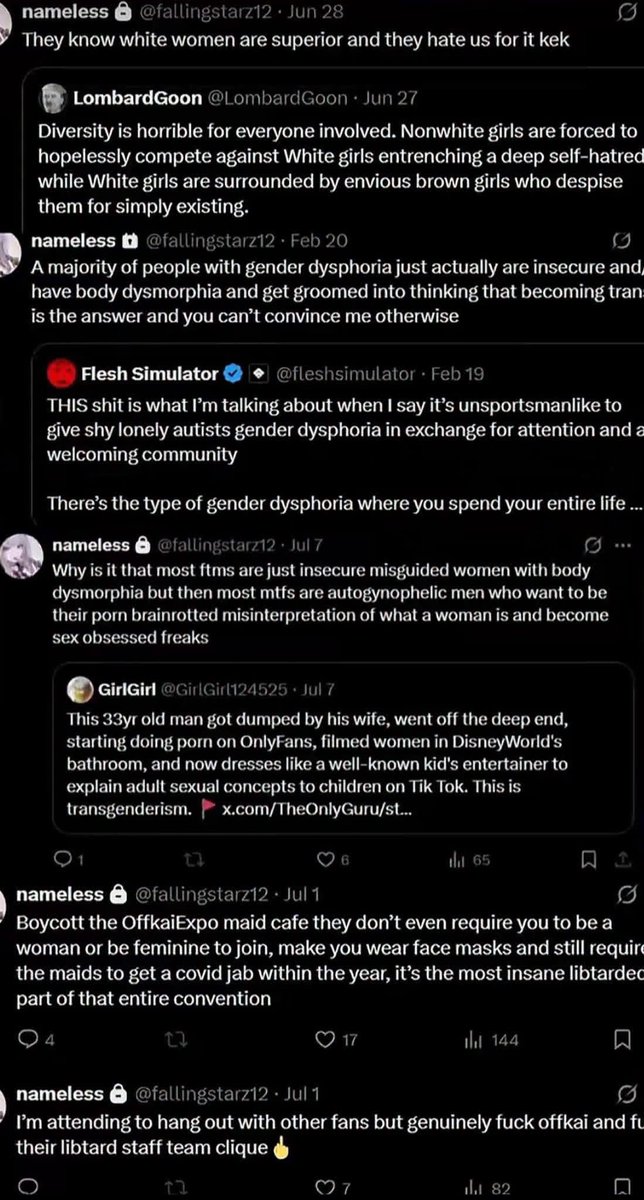 HumbleRosesPod's tweet photo. Just a heads up @SupremeDreams_1 

If you have Capella Cosplay at your event please make sure to take note of her previous comments she has made. Someone like this should not be platformed or promoted in any capacity for her comments on hood weebs, trans, and any minorities going forward. People are going to speak with their wallets. DreamCon is a once a year event that everyone loves attending.

Please remove her immediately.
