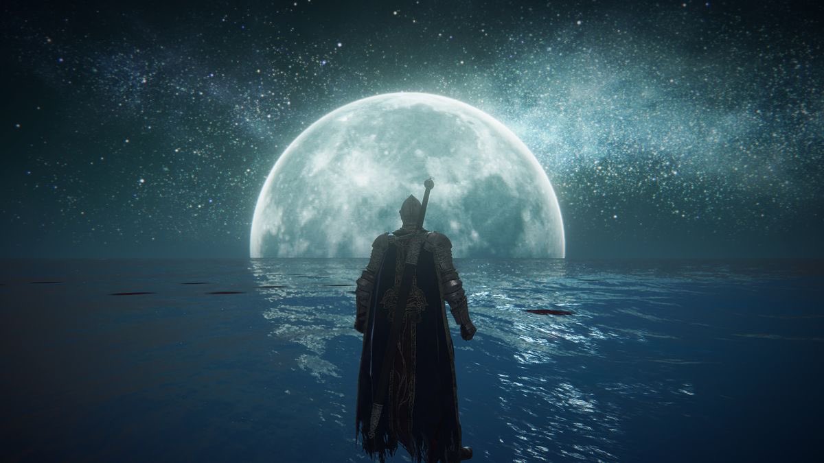 forxureyesonly's tweet photo. i love how fromsoftware captures the breathtaking beauty of the moon https://t.co/zDCFinVK2q