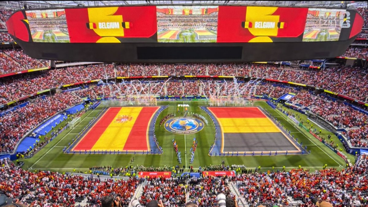 varioustars's tweet photo. 準々決勝第二戦
スペイン🇪🇸-ベルギー🇧🇪
#fifaworldcup2026 https://t.co/laaRibBold