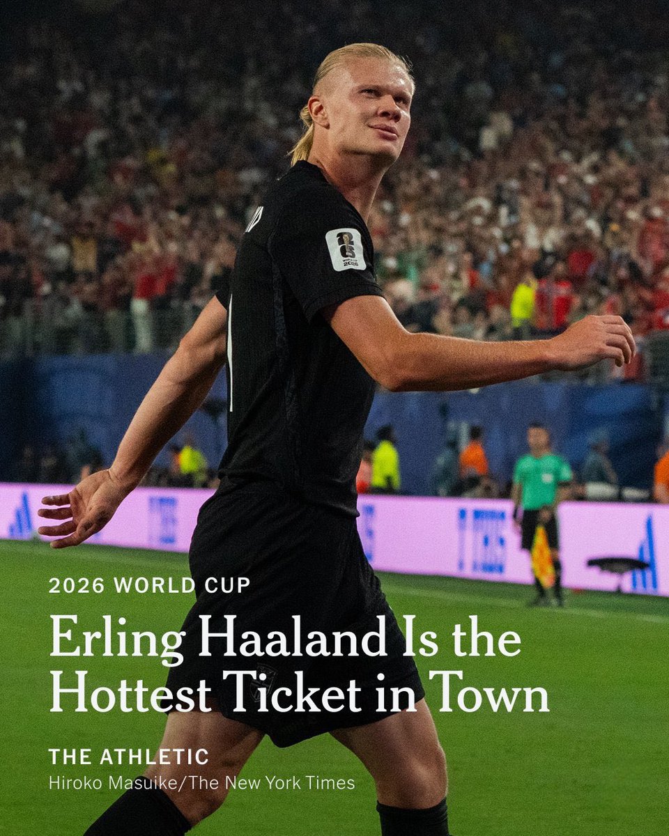 TokenSkepta's tweet photo. Everybody loves Haaland. ⚽

The goals, the Viking memes, the robot celebration... he's impossible to ignore.

But can one player really carry Norway to a World Cup?

Still debating it. Might make my prediction on BingX EventX. What's your pick?

#WorldCup2026 #Haaland #EventX https://t.co/7phzsfxmvS