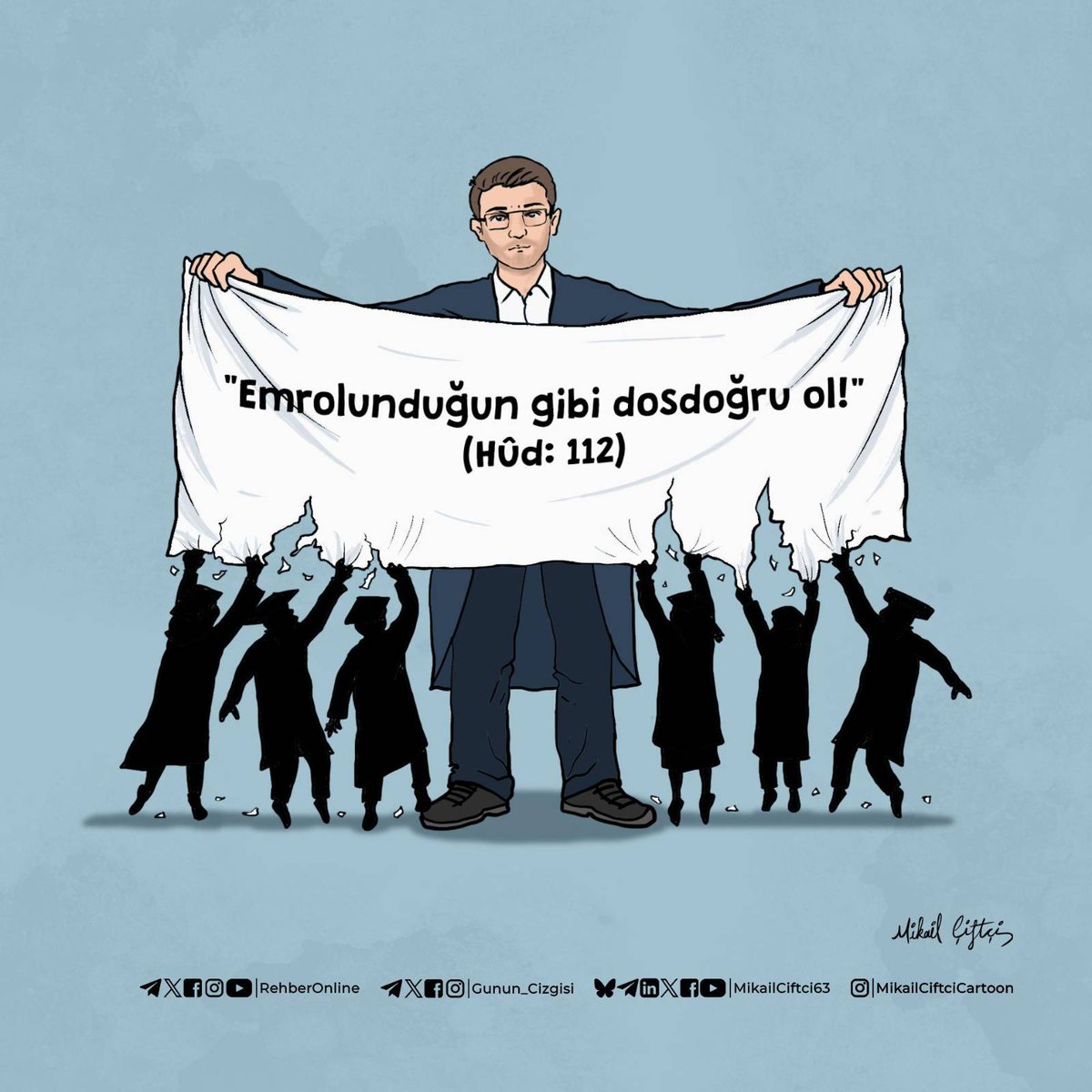 Gunun_Cizgisi's tweet photo. "Emrolunduğun gibi dosdoğru ol!" (Hud: 112) https://t.co/TirsPWhBGv