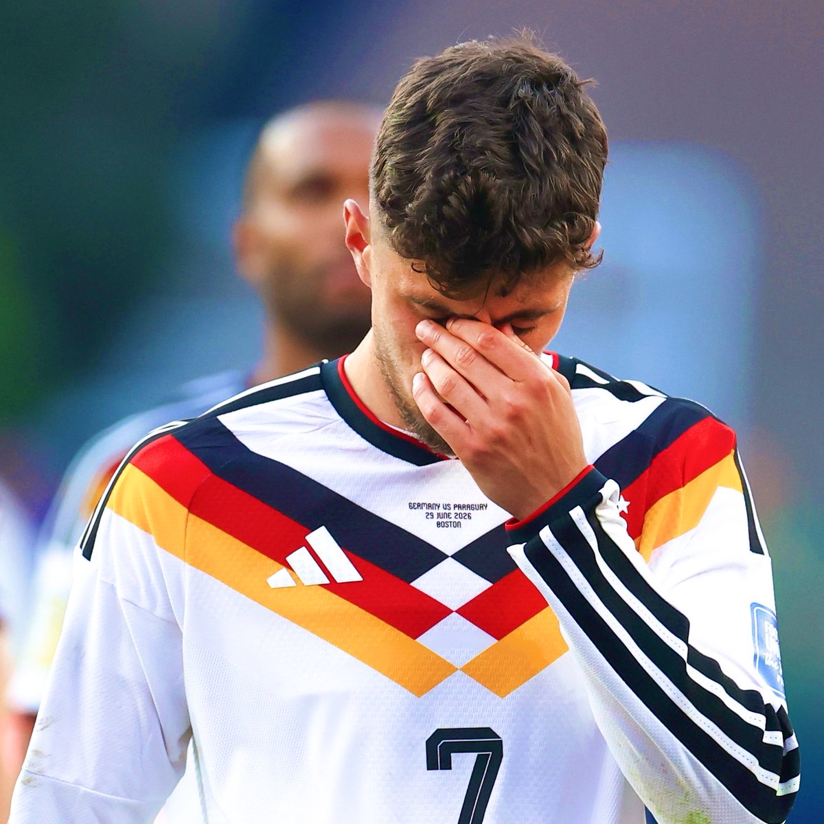 BundesInsider's tweet photo. Desde a edição de 2018, Kylian Mbappé marcou 20 gols em Copas do Mundo.

No mesmo período, a seleção da Alemanha balançou as redes apenas 19 vezes no torneio. ⚠️

(@DataFutebol) https://t.co/I9y2exO9Ja