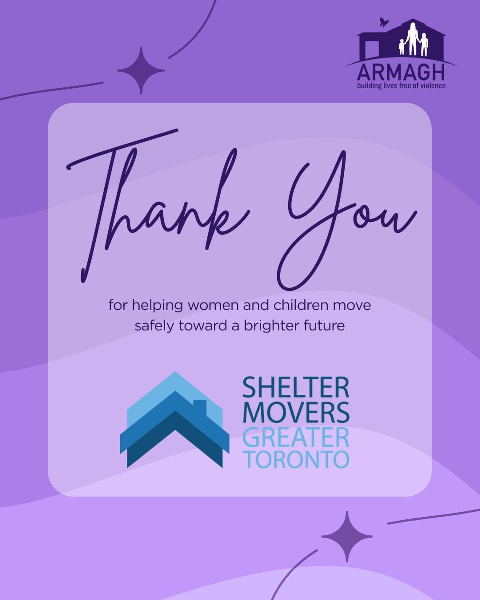 ArmaghHouse's tweet photo. A heartfelt thank you to Shelter Movers for your partnership and commitment to helping survivors safely move into their next chapter. Together, we are supporting women and children as they build a safer future. 

#armaghhouse #transitionalhousing #peel #communitysupport https://t.co/gYJMXZfEvR