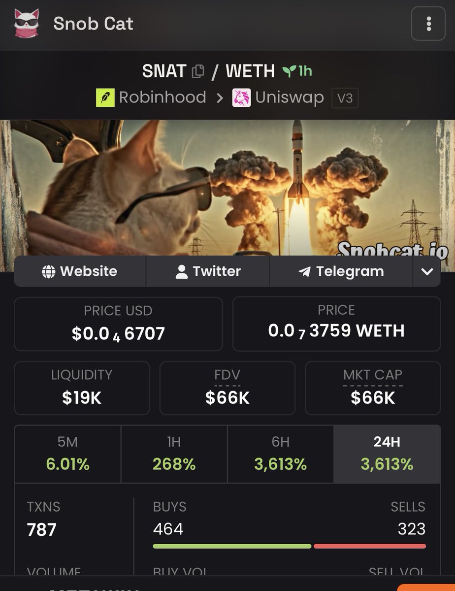 yourwifeETH's tweet photo. Aped some $snat the deployer wallet was funded by one of the founders of @apedotstore 

The thesis is simple if the coin runs more people will come and launch on apestore. 

Apestore was the number 1 launchpad on @base for nearly a year. 

Welcome to @RobinhoodApp https://t.co/Ma0HEQhabx